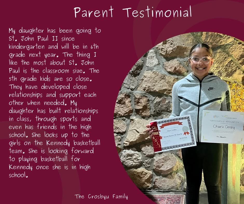 At Kennedy Catholic Family of Schools, we nurture hearts, grow faith, and build strong foundations for life. Come see why students thrive here! Visit kennedycatholicschools.org or call 724-346-5531 to learn more! 🦅 #FaithFamilyFuture