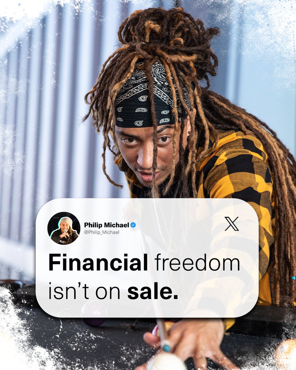 Philip_Michael's tweet photo. Financial freedom costs discipline.
#NoShortcuts #WealthOverWants https://t.co/OhqfxZfCZl
