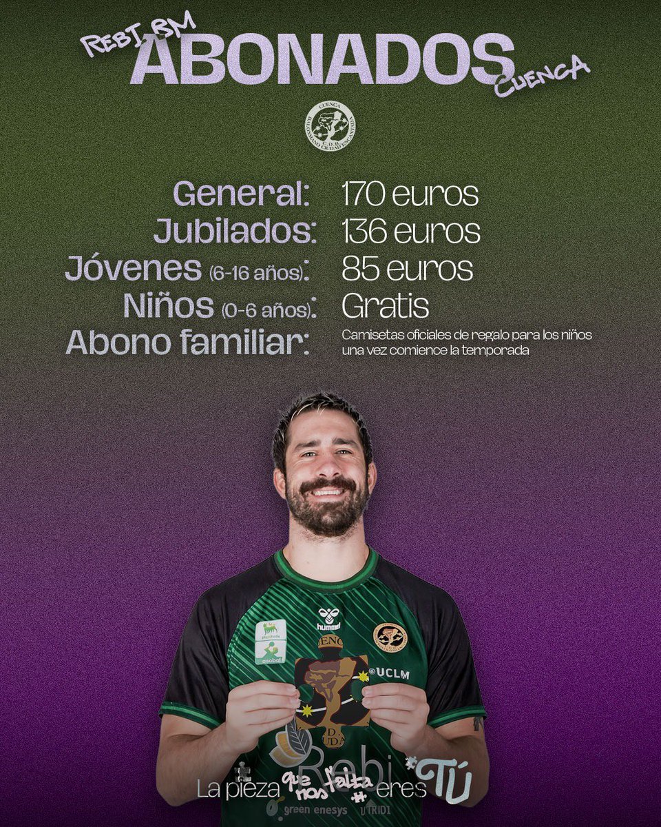 BMCdadEncantada's tweet photo. 🔔La noticia que estabas esperando

Este miércoles comienza la campaña de socios y abonados 😊

➡️Aprovéchate también para suscribirte a LaLiga+. Si eres nuevo y como esta promoción termina el 11, podrás hacer la preinscripción de tu abono y con ello suscribirte a la misma. https://t.co/NS12MCyJDA