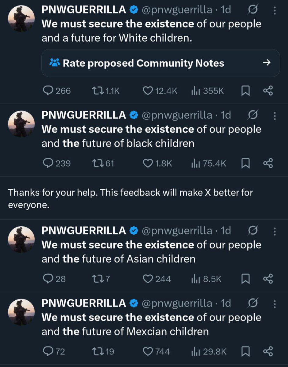 Weird how only one gets a community note. 

Funny how that works isn’t it?