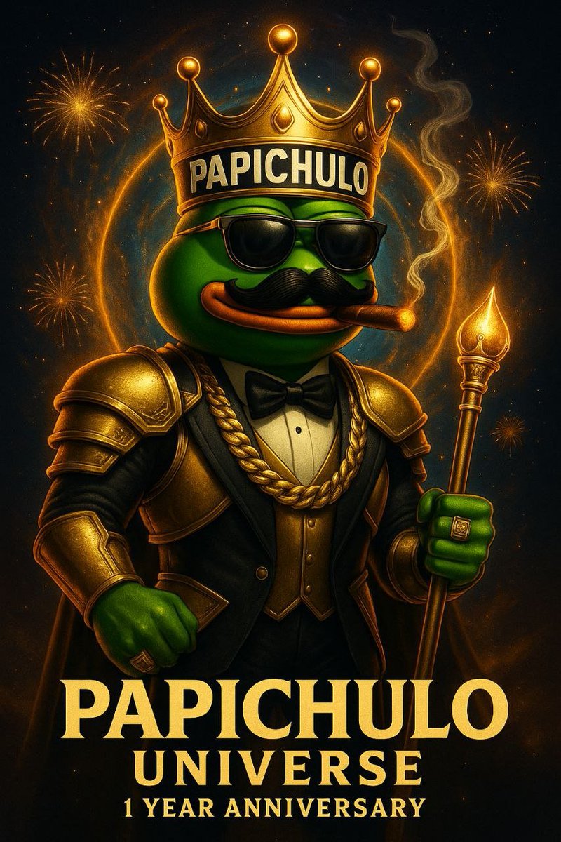 Good evening! 

$CHULO 1 year anniversary today! Still fading anon.. 🐸

Who's active?