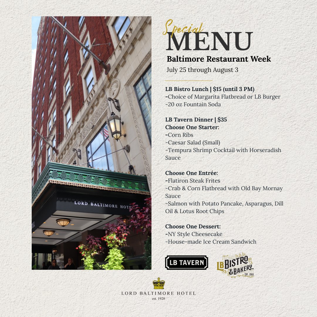 Lord Baltimore Hotel tweet media