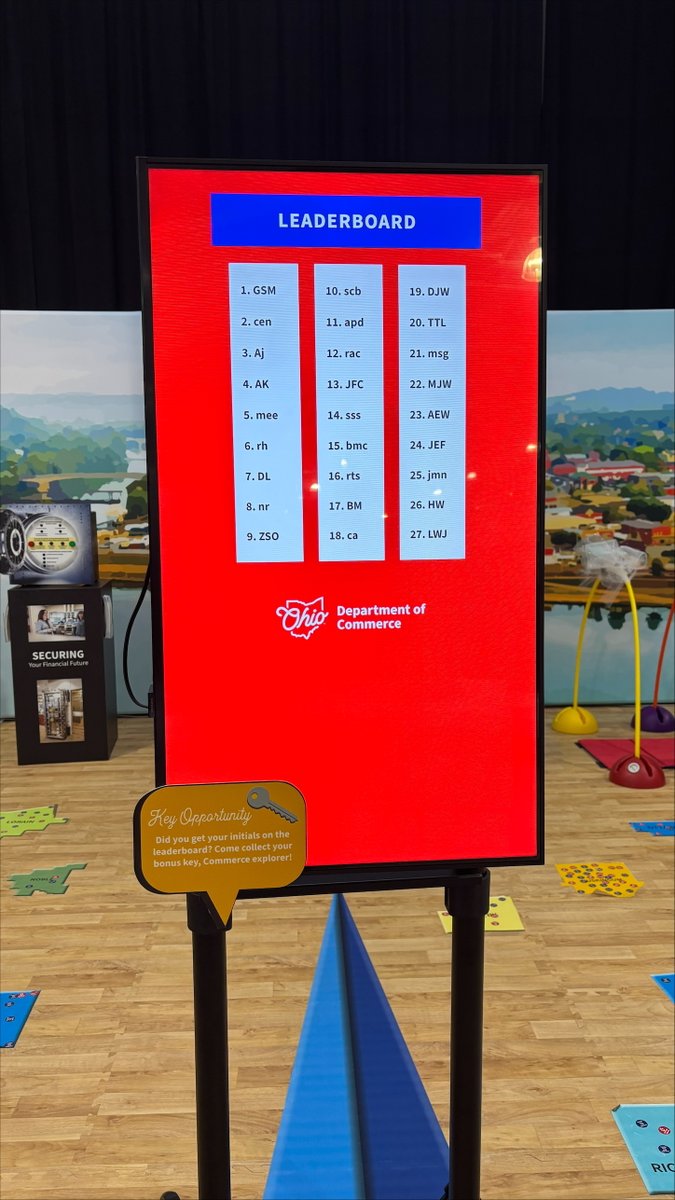 OhioCommerce's tweet photo. Join us at the @OhioStateFair for Exploration Commerce! Don't miss your chance to win big by playing our interactive games, searching for unclaimed funds, and learn how we protect what matters most to Ohio! #OhioCommerce #OhioStateFair #ExplorationCommerce https://t.co/RQXwPt2eAS