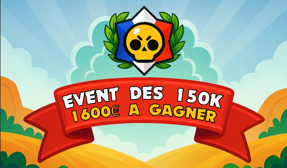Brawl Stars FR (@bsfr_discord) on Twitter photo BSFR fête ses 150k membres et ses 8 ans !
Pour l’occasion nous vous faisons gagner un total de 1600€ de cashprize et cadeaux sur discord tout le long du mois d’août.
2 Brawl Pass Plus à gagner ici
Pour participer:
➜ RT ce tweet
➜ Tag 2 potes
➜ Follow <a href="/BSFR_Discord/">Brawl Stars FR</a>
⬇️ BSFR fête ses 150k membres et ses 8 ans !
Pour l’occasion nous vous faisons gagner un total de 1600€ de cashprize et cadeaux sur discord tout le long du mois d’août.
2 Brawl Pass Plus à gagner ici
Pour participer:
➜ RT ce tweet
➜ Tag 2 potes
➜ Follow <a href="/BSFR_Discord/">Brawl Stars FR</a>
⬇️