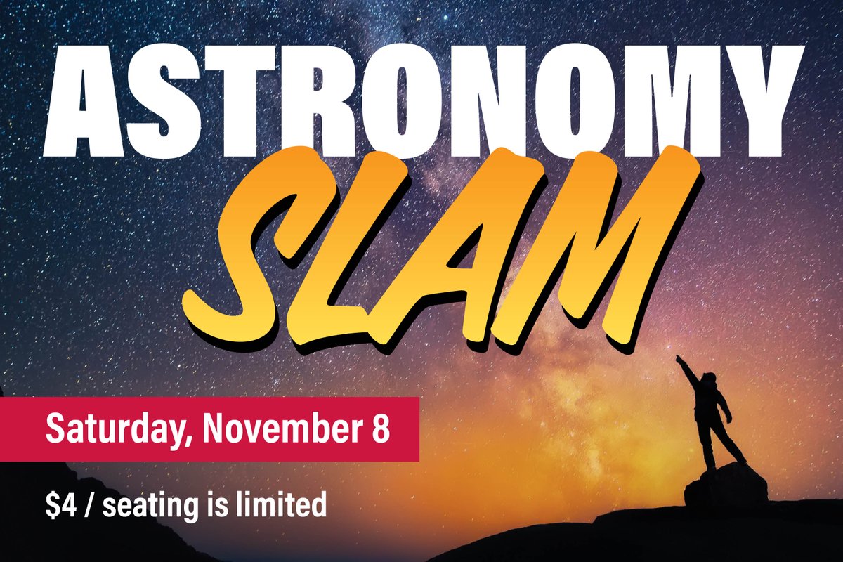 As we gear up for the Fall semester at #BallState, we’re also getting ready for the 6th Annual Astronomy Slam! on Saturday, November 8 at 6:30 p.m.

Visit bsu.edu/web/planetariu… for more information.