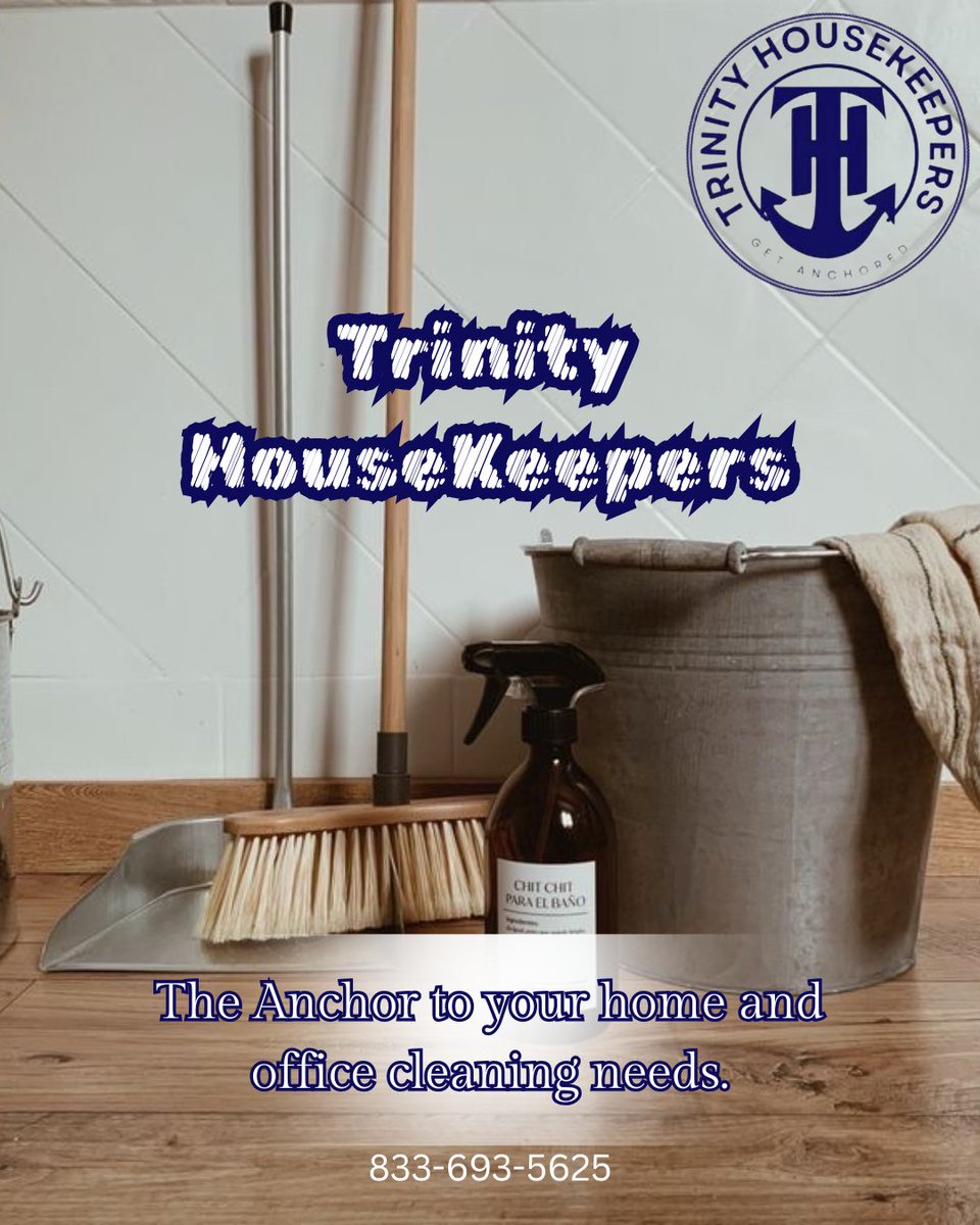 DumasCherise's tweet image. Trinity Housekeepers — the anchor to your home and office cleaning needs ⚓️
Whether it’s sparkling kitchens or spotless workspaces, we bring consistency, care, and quality you can count on.

📞 833-693-5625

#TrinityHousekeepers #CleanWithCare #OfficeAndHomeCleaning #SupportLocal