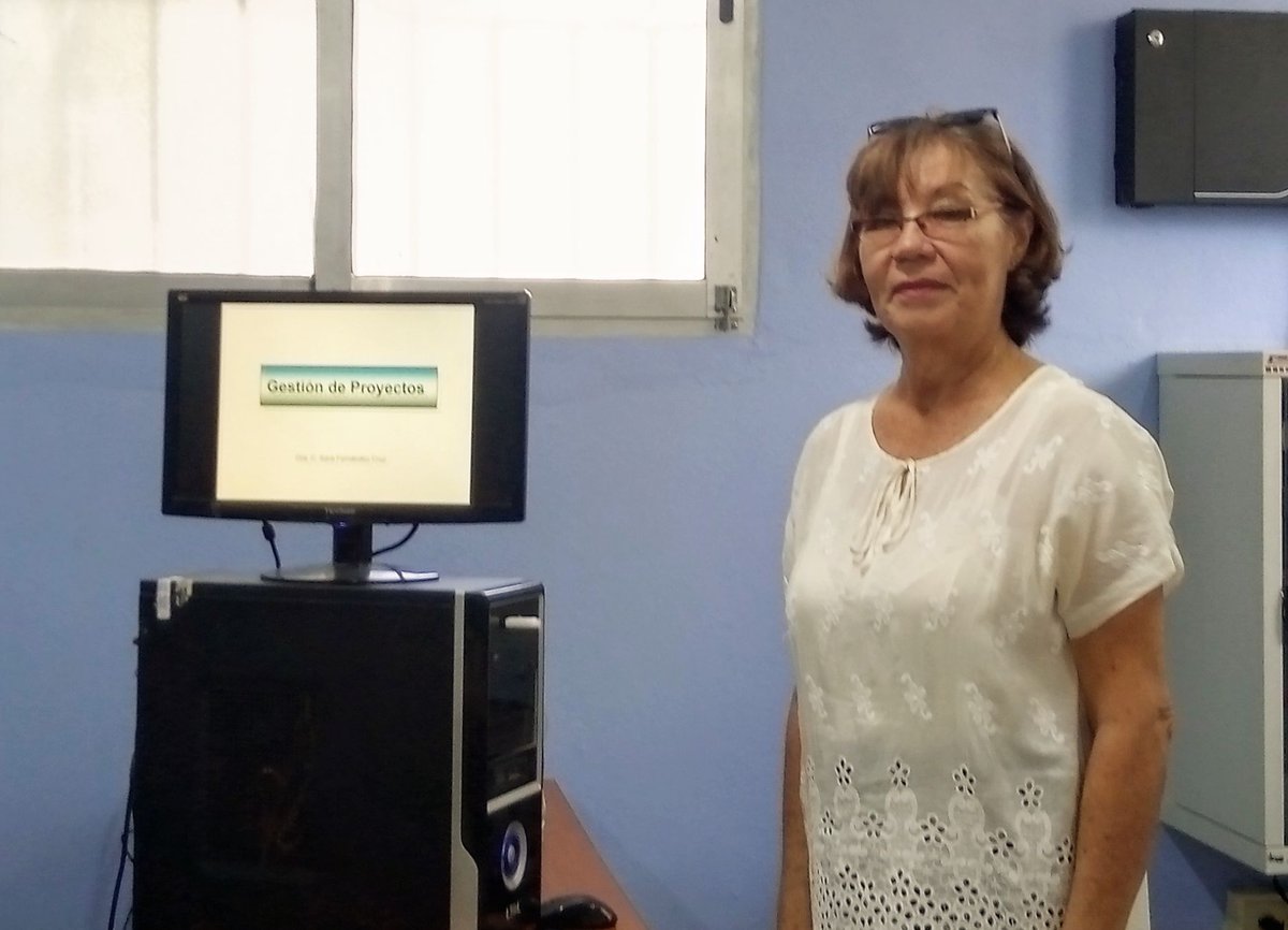 EIPHHUebgpesp3's tweet photo. Geociencias al servicio de la sociedad y el desarrollo: Gestión de Proyectos, conferencia magistral impartida por la DraC. Sara Fernández Cruz de la Universidad de Holguín en RAUDAL. https://t.co/Mh6n2IbqWI