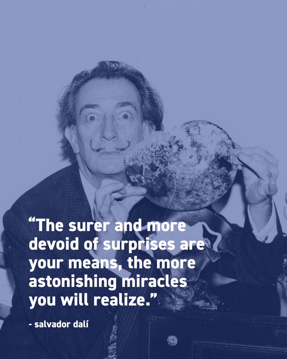 TheDali's tweet image. miracles by design ✨🔮

Dalí reminds us miracles aren’t made in the moment—they’re built with intent.

Master the method &amp;amp; the magic will follow.

#thedali #surreal #salvadorsays #dalimuseum #artmuseum