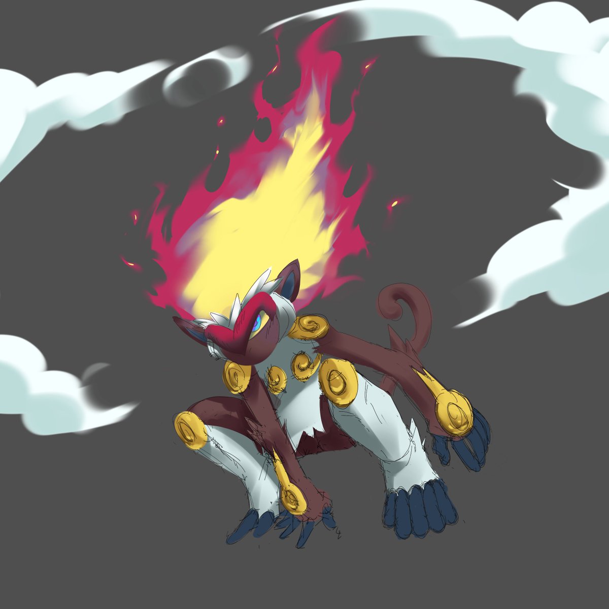 i finished it. infernape