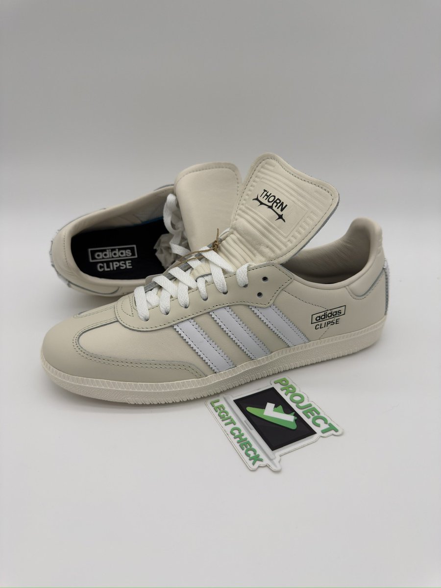 CLIPSE x Adidas ‘THORN’ Samba LT “Cream/White”
⁣
-&gt; PID: JR5835
-&gt; Color: CREAM/WHITE
-&gt; Retail: $160
-&gt; Release: 07/16/2025
-&gt; 📸: <a href="/MarchingDogsLLC/">Marching Dogs</a>