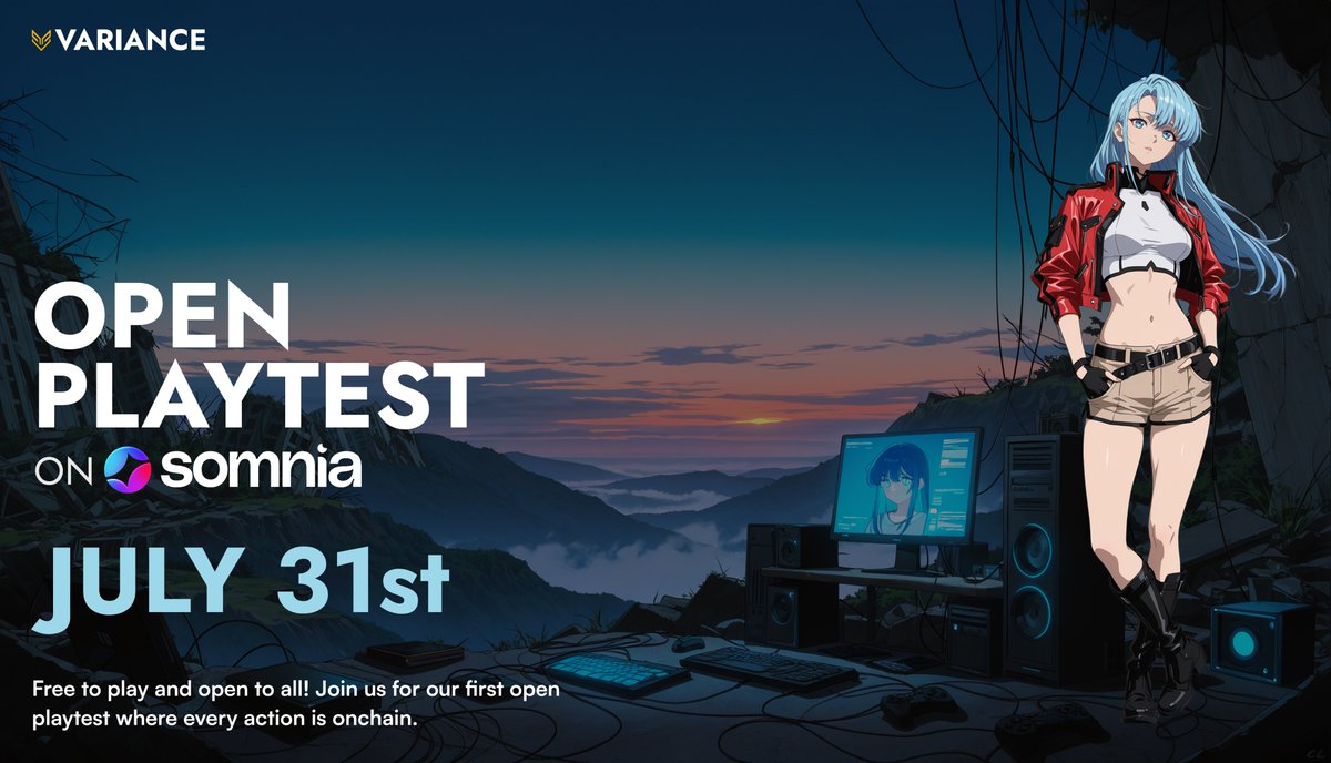 It's official! 🎉

Somnia Open Playtest starts July 31st at 8PM UTC 🎮

What to expect 👇