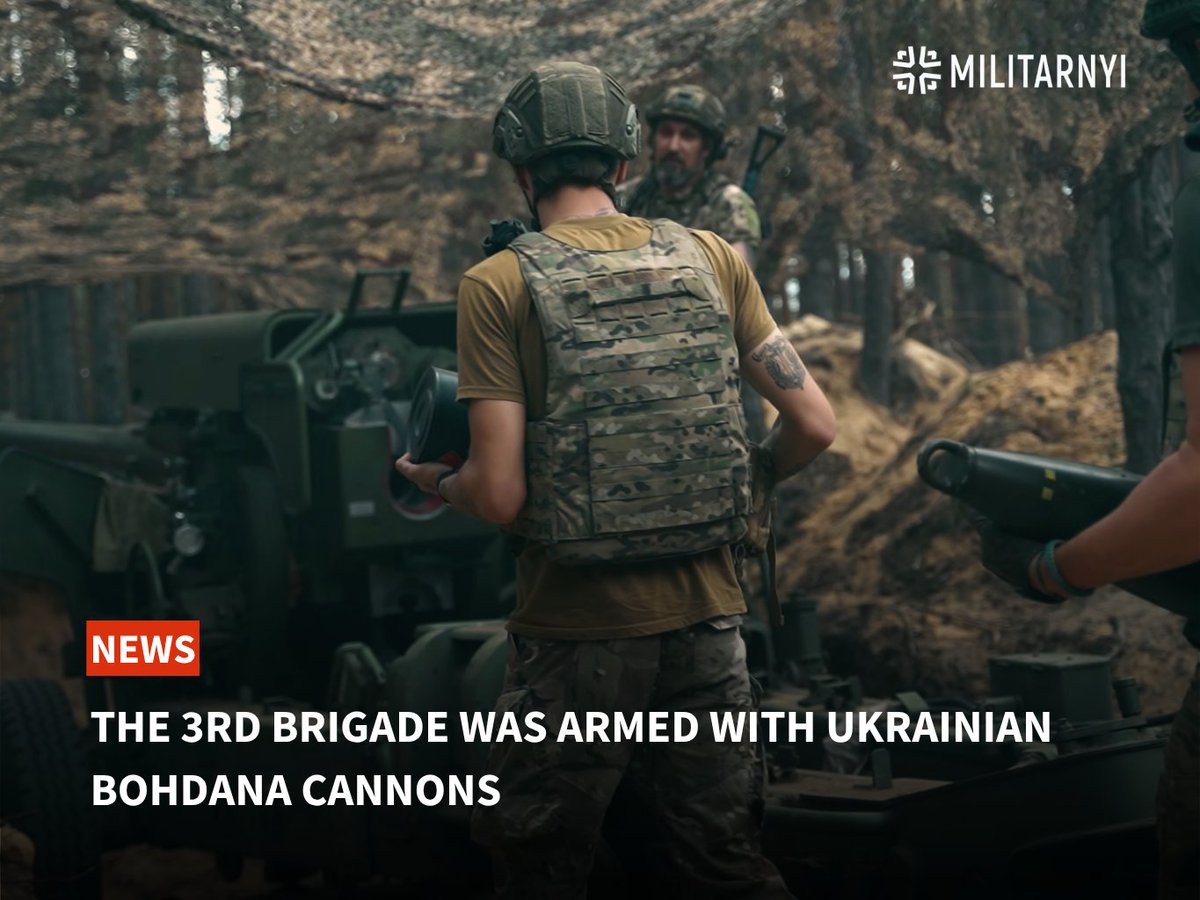 🇺🇦 The firepower of the 3rd Assault Brigade’s artillery division has been enhanced with long-range 155 mm Bohdana-BG guns made in Ukraine.

The 2nd Artillery Division released footage of the new equipment.

🔗 Read more: militarnyi.com/en/news/the-3r…
