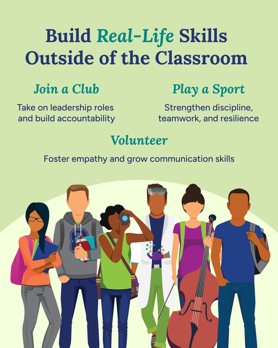 Learning doesn’t stop at the classroom door 📚✨Ready to grow your real-world skills? Tap here learn more: bit.ly/essential-life…  #collegeave #collegestudent #college #studentathlete #collegeclubs #volunteeropportunities