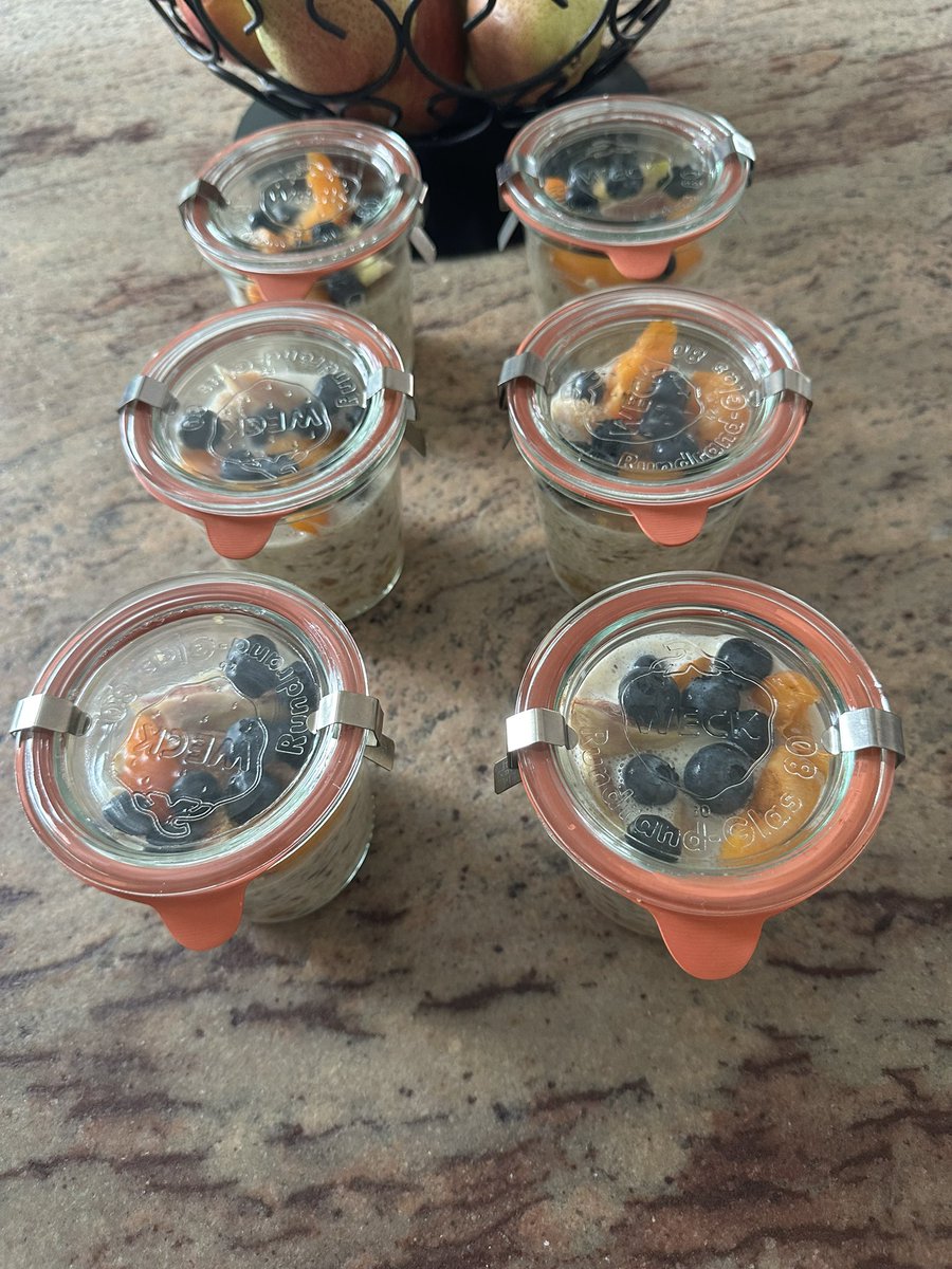 Frühstücken für die nächsten 3 Tage ist fertig. 😊