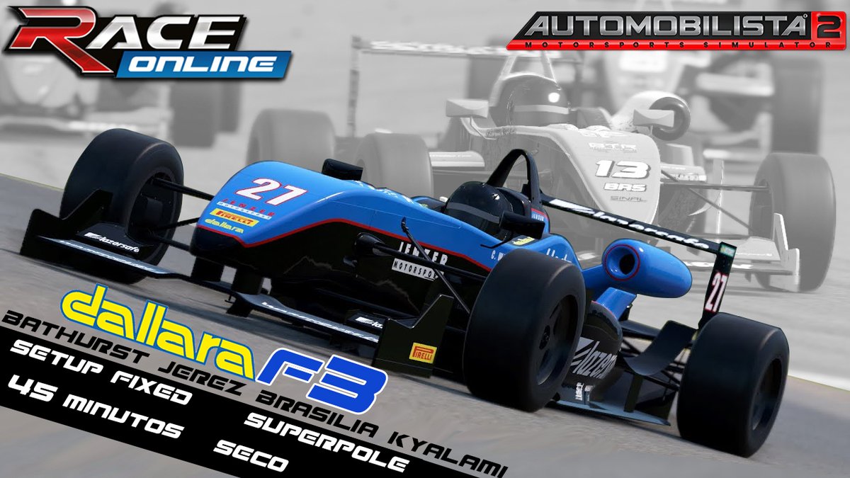 Empezad a calentar motores!! en septiembre vuelve la adrenalina!! la Dallara F3 Challenge, para Automobilista2, que empezara el 17 de septiembre. Campeonato monomarca, setup cerrado, y muchas novedades mas, seran los miercoles, esperamos vuestras escuderias!!