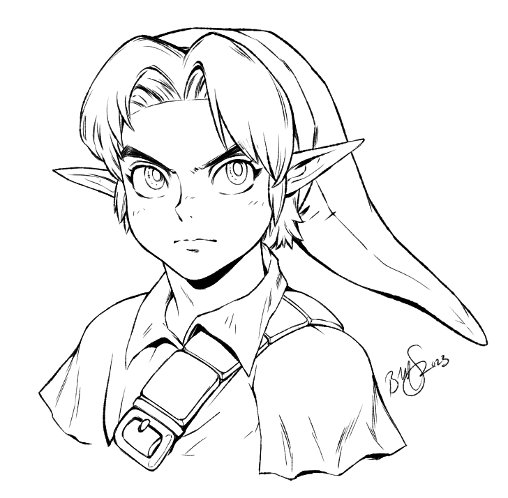 Baby_Beff's tweet photo. Old drawing of Kid Link. That's all. #loz #LegendOfZelda #link #oot #ootlink #kidlink #mm #ocarinaoftime #majorasmask #fanart https://t.co/sOywaqV9XZ