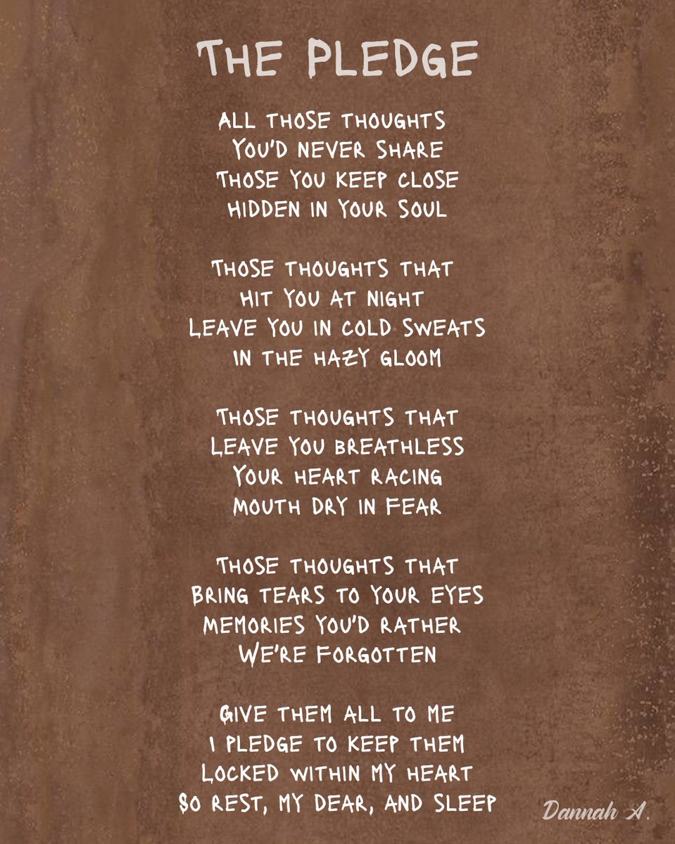 The Pledge #pennedreveries