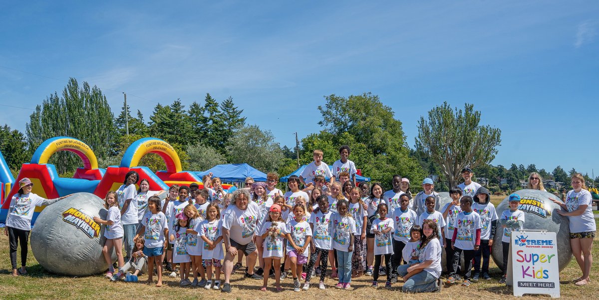 ExtremeOutreach's tweet photo. We had an amazing time with the kids at our 22nd Annual SuperKids Camp! It is always the highlight of our summer to spend quality time with new and returning SuperKids 😁 https://t.co/dmAsGnAh2o