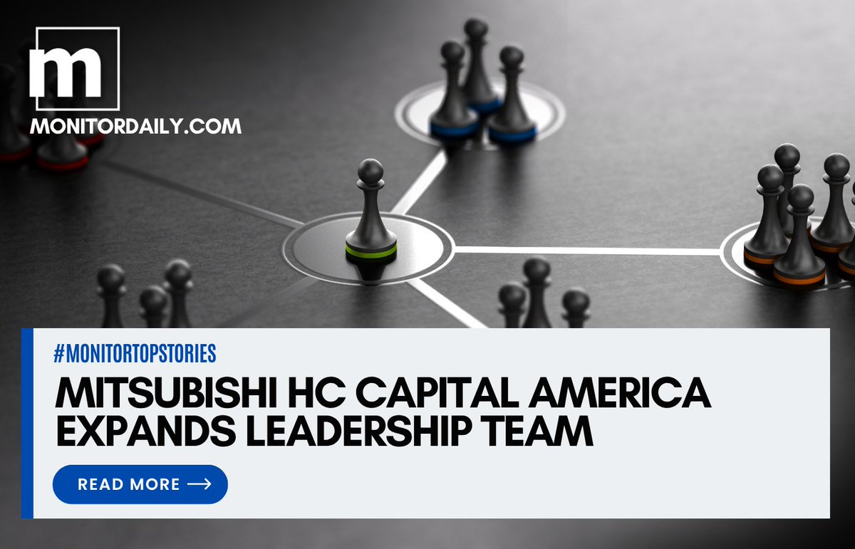 monitordaily's tweet photo. Mitsubishi HC Capital America, a non-bank, non-captive finance provider in North America, has appointed James Anderson as executive vice president and general counsel and Kristin Knox Esche as senior vice president and deputy general counsel. 

Read More: https://t.co/KAMmqLlkp9

 #Leadership #EquipmentFinance #CommercialFinance #CorporateLaw #StrategicGrowth #RegulatoryCompliance #FinServ #LegalLeadership