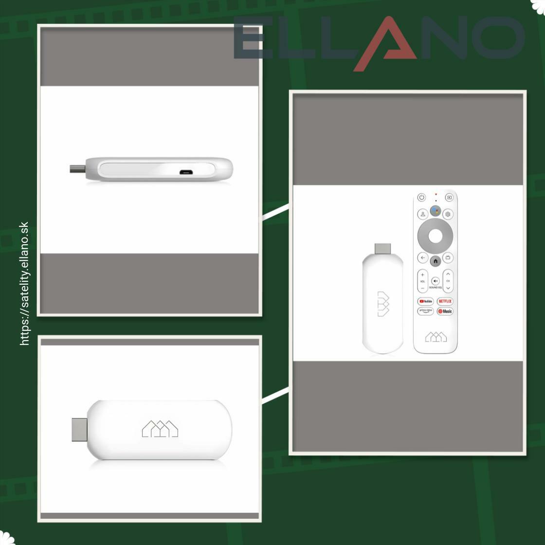 Ellanosk's tweet image. Zažite revolúciu vo vašej obývačke s novým Homatics Google TV Stick 4K za len €58.90. Buďte medzi prvými, ktorí objavia jeho úžasné funkcie! Objav novinku! #GoogleTV #4KStreaming 

 Nakúpte teraz satelity.ellano.sk/homatics-googl…