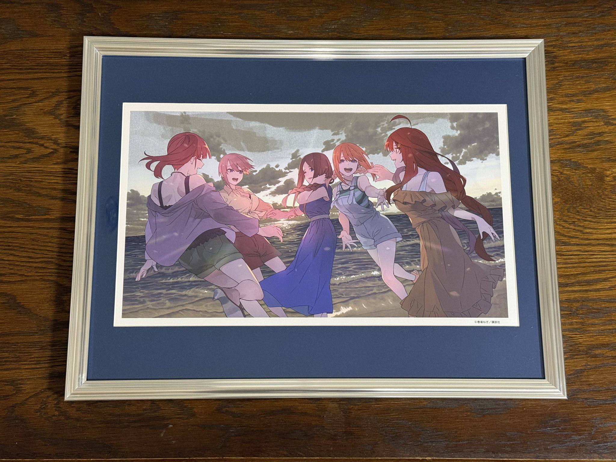 五等分の花嫁　メタリック複製原画　B4　マガジン 応募者全員サービス】 五等分の花嫁 メタリック複製原画(B4