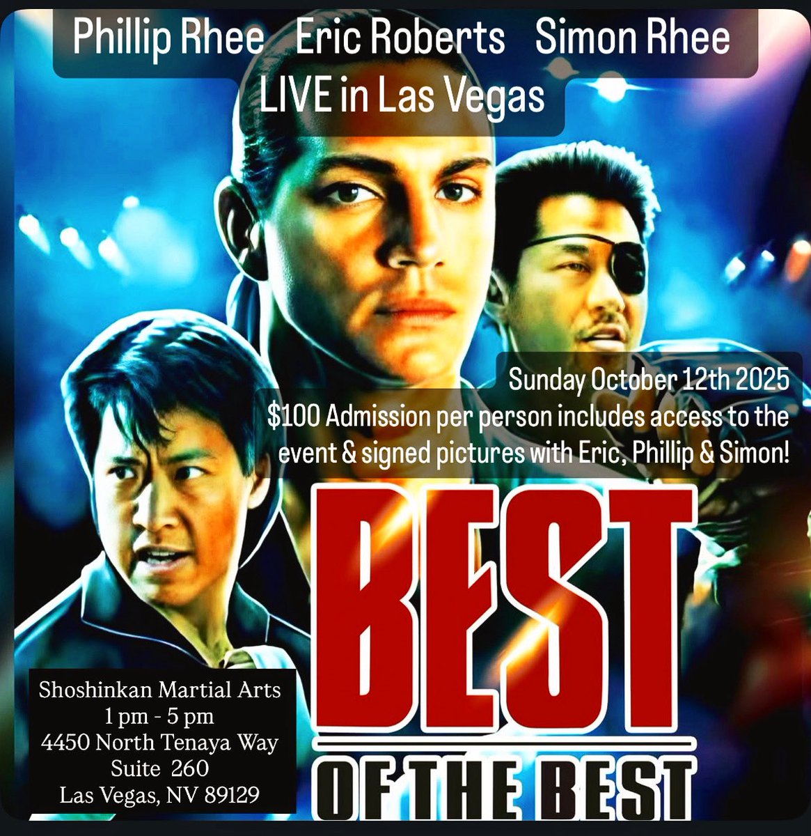 BoxingMusicJohn's tweet photo. @thesimonrhee @EricRoberts #botb2025 https://t.co/AS7sozQWNR