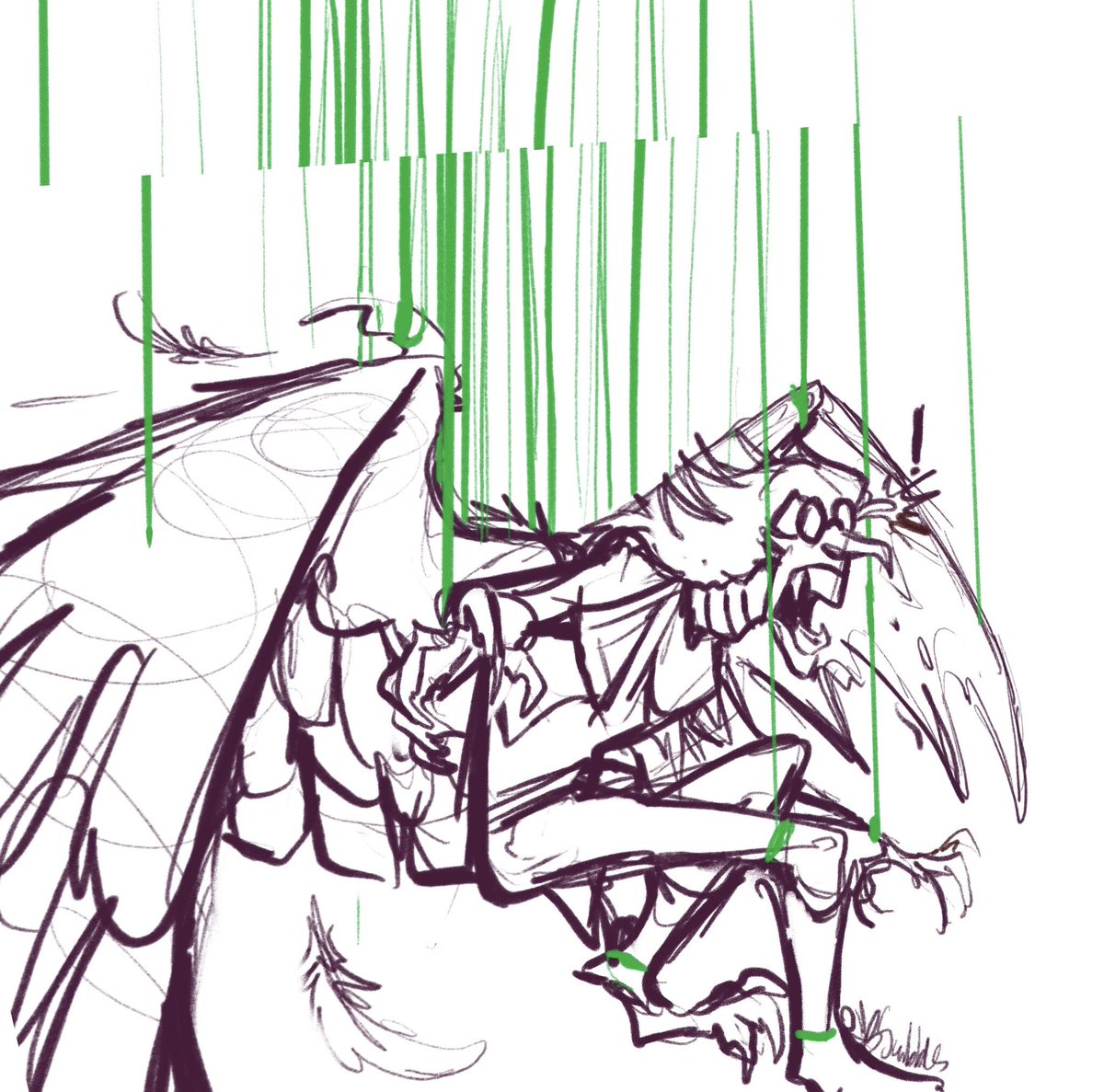 Bflyscribbles's tweet image. Smash cut✂️⚡️

#deltarune