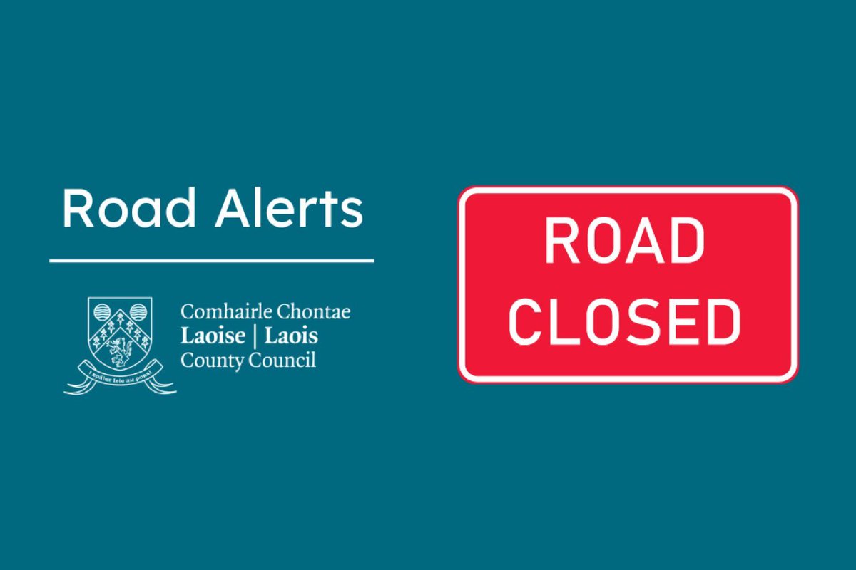 🚧 Portlaoise District Temporary Road Closure: 
➡️ L-7780 Clontico, Ballyroan, Co. Laois 
🚧 From 13:00 to 18:00, 30th July  2025 for Road Resurfacing. 
💻 Further details on laois.ie