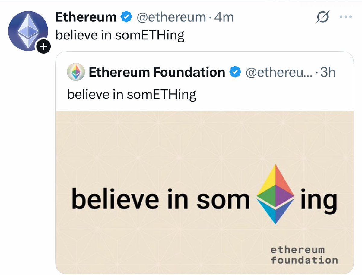the ethereum foundation keeps selling ETH

they’re down to 235.6k ETH (down 7% in month)

meanwhile two institutions keep buying, and now hold 625k ETH and 438.2k ETH

ethereum foundation is now the 3rd biggest holder of ETH