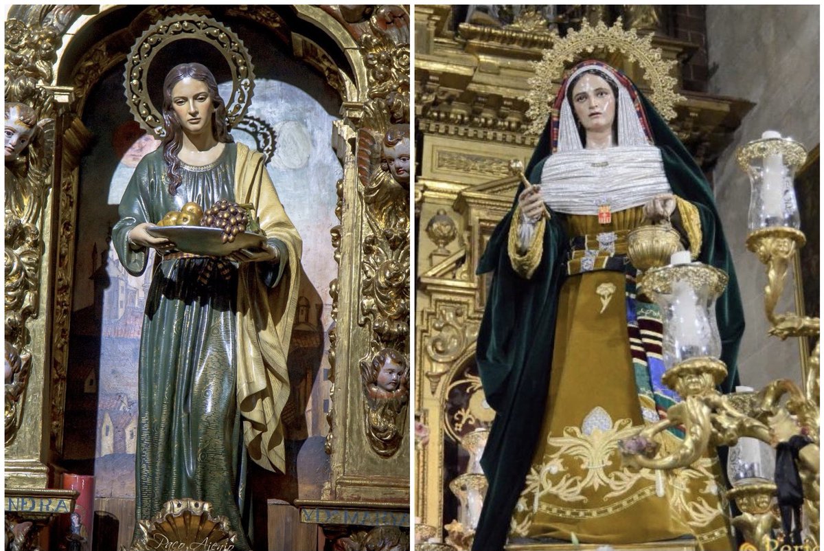 Celebramos hoy a #SantaMarta, recibió en su casa de #Betania a #Jesús. Profesó su Fe diciendo: «Tú eres el #Cristo, el Hijo de #Dios, el que tenía que venir al mundo».

Patrona de:
-#LosMolares y #LaAlgaba, Sevilla
-#Martos, Jaén

Titular de cofradías:
<a href="/HSM_Leon/">HSM_León</a> <a href="/HdadSantaMartaJ/">Hdad Santa Marta Jerez</a>