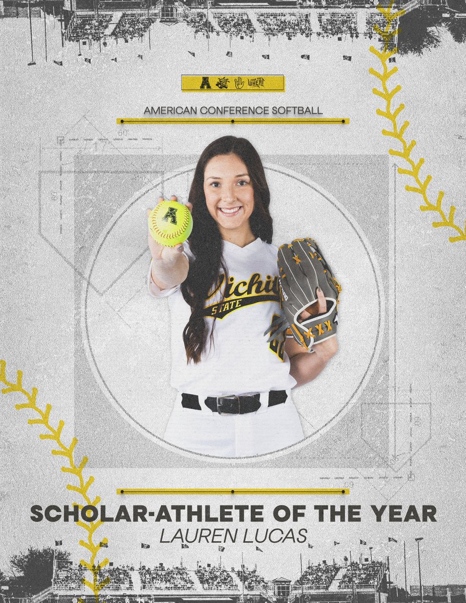 SCHOLAR 👏 ATHLETE 👏 OF 👏 THE 👏 YEAR

Another accolade to the decorated resume for <a href="/laurenelucas28/">Lauren</a>. 

Give it up for your <a href="/American_Conf/">The American</a> Softball Scholar-Athlete of the Year!