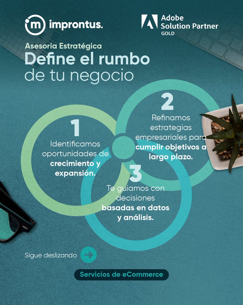 Improntus_'s tweet image. 📈 El crecimiento no depende de la suerte, depende de la estrategia.

📩 Escríbenos y diseñemos juntos la estrategia que tu negocio necesita. improntus.com/contacto/?utm_…

#adobepartner #improntus #elevatingdigitalexperience #estrategiadigital #optimizacionempresarial