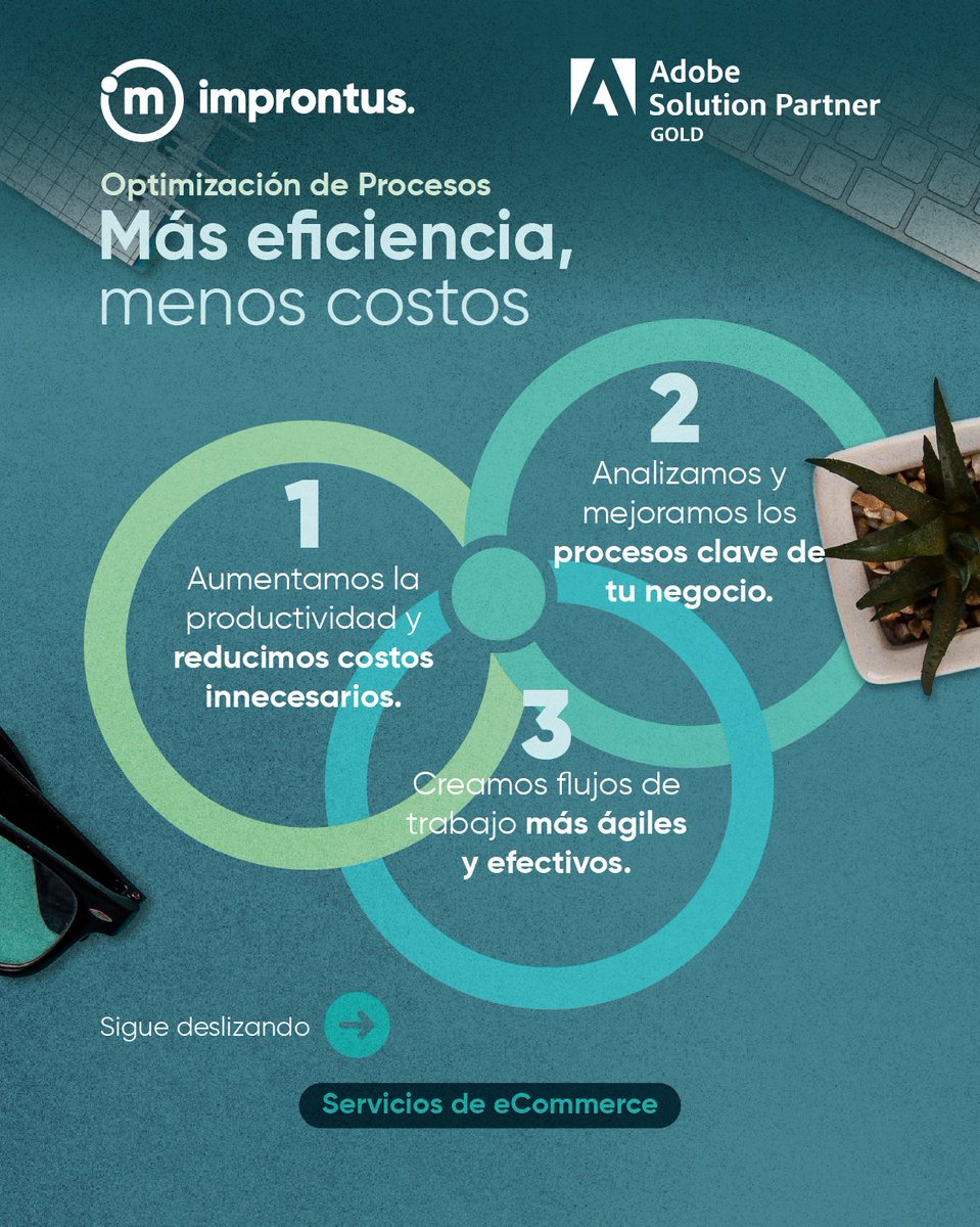 Improntus_'s tweet image. 📈 El crecimiento no depende de la suerte, depende de la estrategia.

📩 Escríbenos y diseñemos juntos la estrategia que tu negocio necesita. improntus.com/contacto/?utm_…

#adobepartner #improntus #elevatingdigitalexperience #estrategiadigital #optimizacionempresarial