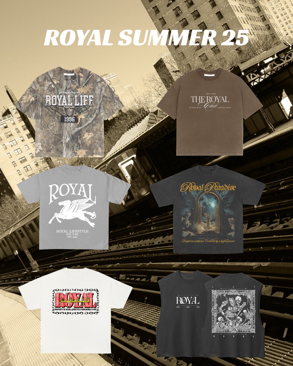ROYAL SUMMER 25 out now

Royallifestyleshop.com