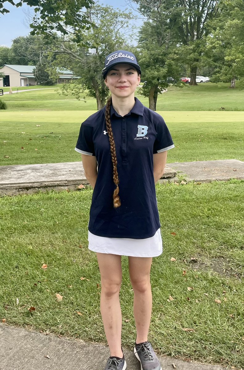 #GirlsGolf Junior Jayden Ramler shot a 42 to earn medalist honors today against Walton Verona at Sugar Bay in Warsaw.
