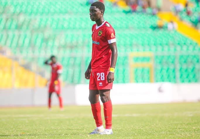 Former Kotoko midfielder Shadrach Addo training with Hearts of Oak