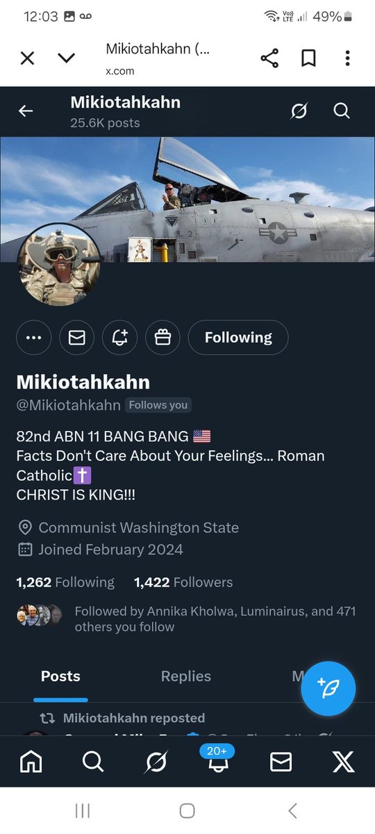 Who's got a follow for these two veterans, please give 
<a href="/MBirkoski/">disturbingX 🇺🇸</a> 
<a href="/Mikiotahkahn/">Mikiotahkahn</a> 
 A follow, repost 
💪🫶👊💥💯🇺🇸🫡