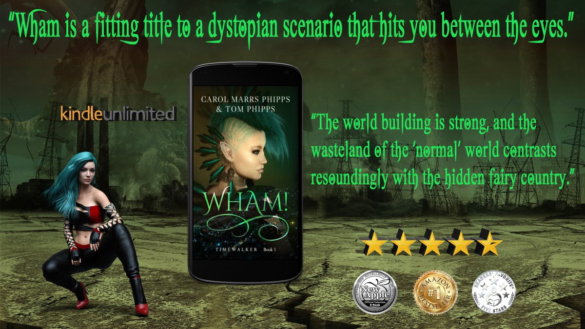 #RT  “The Best Dystopia/SciFi/Fantasy You'll Read This Year!” WHAM! 

" Enter the world of the TIMEWALKERS and discover a #dystopian #fantasy world unlike any other.."
 
getbook.at/WHAM

#FREE with #KindleUnlimited or 2.99

#IARTG
#amreading
#Mustread
#TBR
#bookworms
