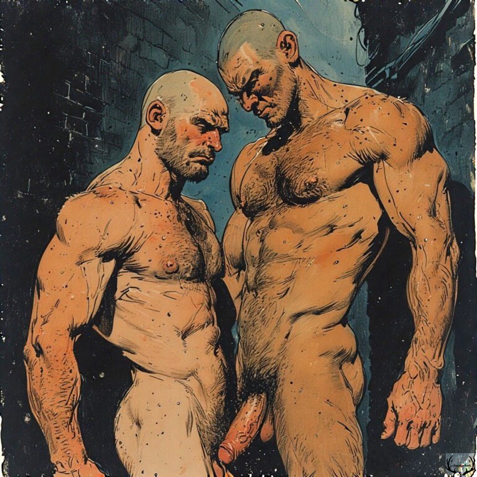 stagwarlock's tweet photo. Two beasts, no leash.
No mercy, no shame.
Just the raw law of flesh and fire.
#AlphaRitual #MaleEnergy #RawPower #SacredMasculine #EroticMyth #WarriorBond #UnleashedDesire #StagRituals #MythicMasculinity https://t.co/kh8oyVa9TW