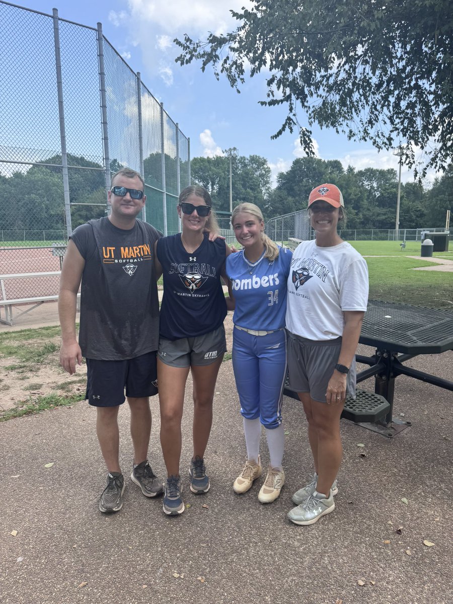 Thank you <a href="/UTMSoftball/">UT Martin Softball</a> for such an amazing camp! I loved getting to see your beautiful campus and learn about your program. 

<a href="/ChelseaEFarmer/">Chelsea Farmer</a> 
<a href="/UTM_DFarmer/">UTM_DFarmer</a> 
<a href="/maddiebowlds/">maddie✨</a> 
<a href="/ladyneersSB/">Heritage Softball</a>