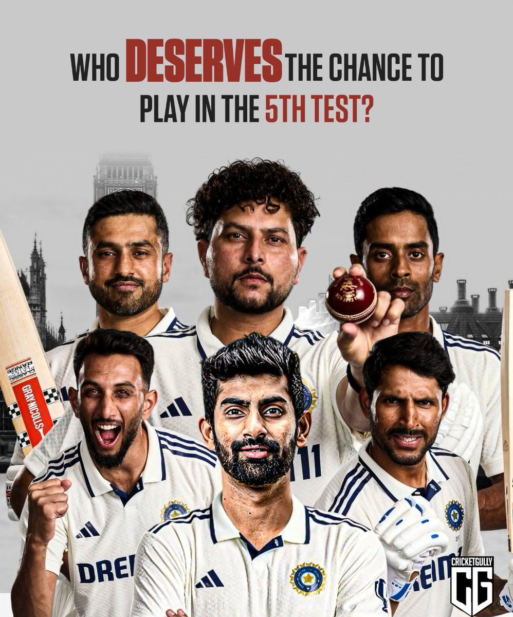 SafiMoh23102751's tweet image. UPDATE ON TEAM INDIA FOR 5TH TEST Vs ENGLAND  

Kuldeep Yadav is likely to play.
 Akash Deep is likely to return.
Call on Bumrah will be taken in the next 24 hours.Arshdeep Singh is likely to get a chance if Bumrah is not available for the 5th Test
#INDvsENGTest #INDvEND
