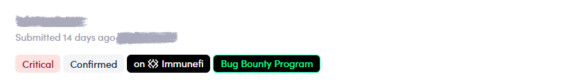 Yay! I was awarded 25K for my Critical submission on <a href="/immunefi/">Immunefi</a>