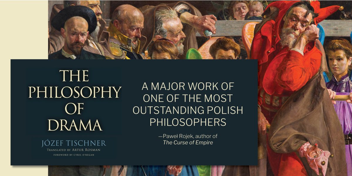 "Józef Tischner’s THE PHILOSOPHY OF DRAMA… is one of the most significant philosophical works in #Polish. It is also probably one of the most important in contemporary #European #Philosophy." ~Church Life Journal #Tischner #Drama @churchlifend

Review: bit.ly/4lFEYUX