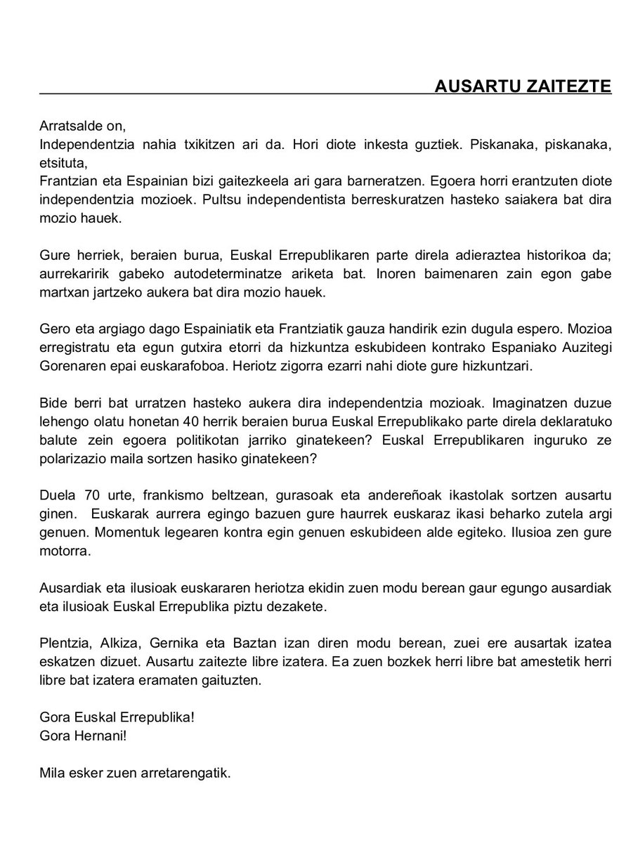Ehun #EuskalErrepublika tweet media
