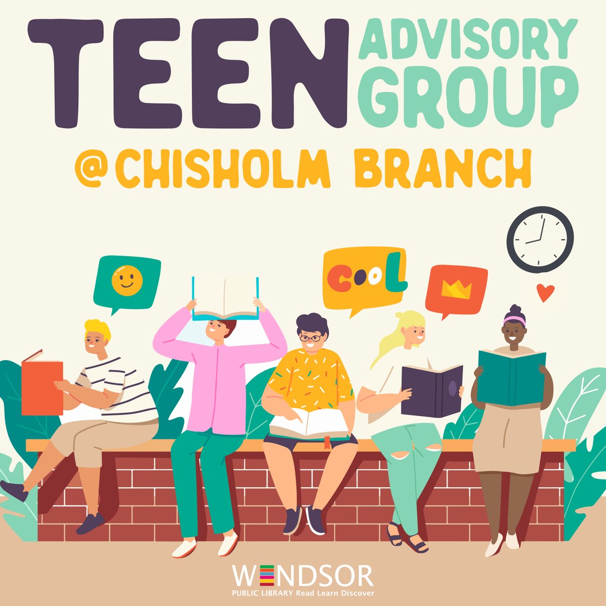 WindsorPublicLibrary (@windsorpublib) on Twitter photo Want to contribute to your community while earning community service hours? Our Teen Advisory Group is now accepting applications for this school year! Pick up applications from Chisholm or e-mail Misty at melliott@windsorpubliclibrary.com for a digital copy. Want to contribute to your community while earning community service hours? Our Teen Advisory Group is now accepting applications for this school year! Pick up applications from Chisholm or e-mail Misty at melliott@windsorpubliclibrary.com for a digital copy.