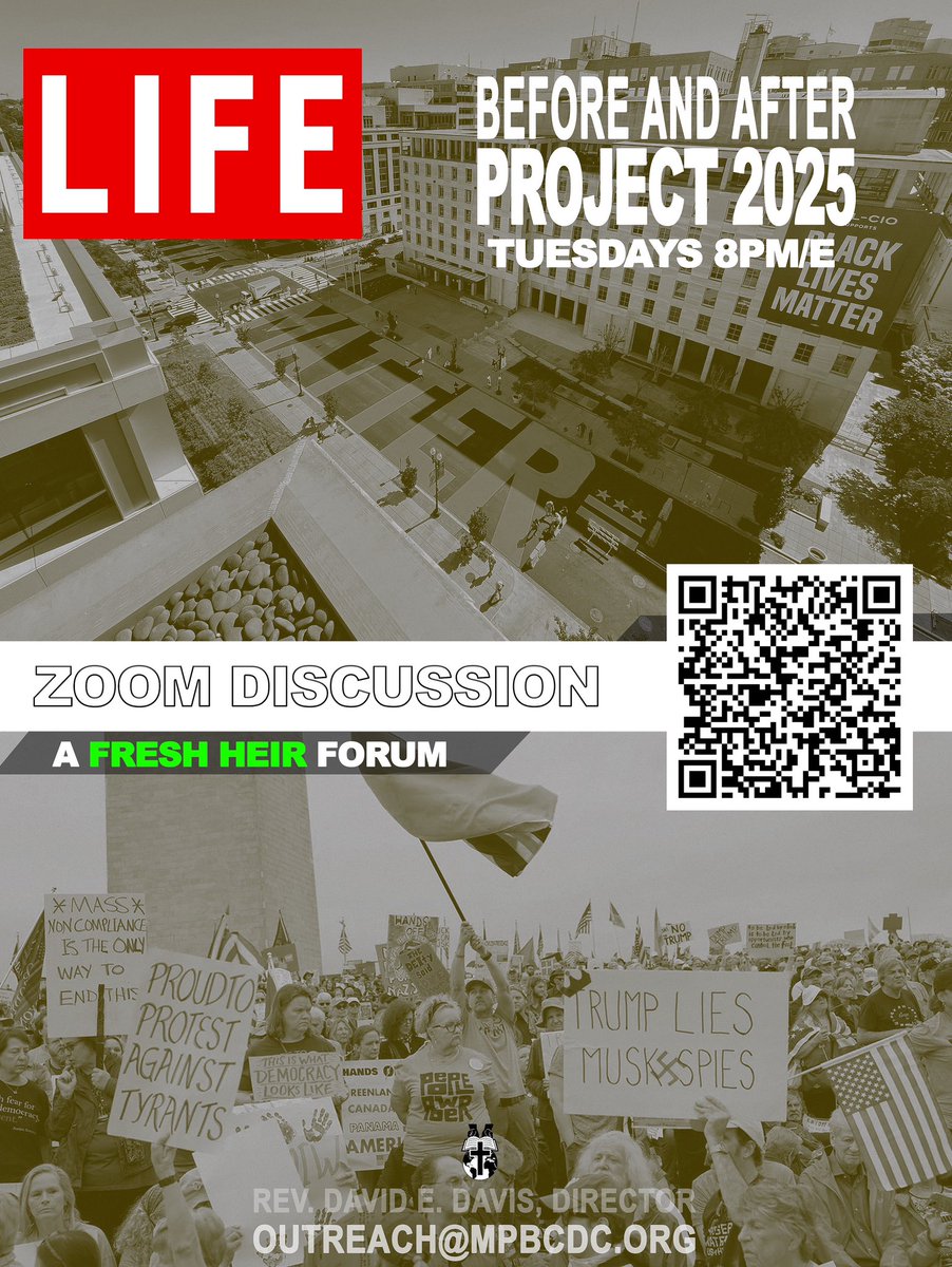 Mt. Pleasant Baptist (@mpbcdc) on Twitter photo 💡Have your Life been interrupted by Project?
🚨If you are unable to scan we have provided the link below:
Join Zoom Meeting
us06web.zoom.us/j/84248296901?…
Meeting ID: 842 4829 6901
Passcode: 069030
Contact us:
outreach@mpbcdc.org
202.332.5748 💡Have your Life been interrupted by Project?
🚨If you are unable to scan we have provided the link below:
Join Zoom Meeting
us06web.zoom.us/j/84248296901?…
Meeting ID: 842 4829 6901
Passcode: 069030
Contact us:
outreach@mpbcdc.org
202.332.5748