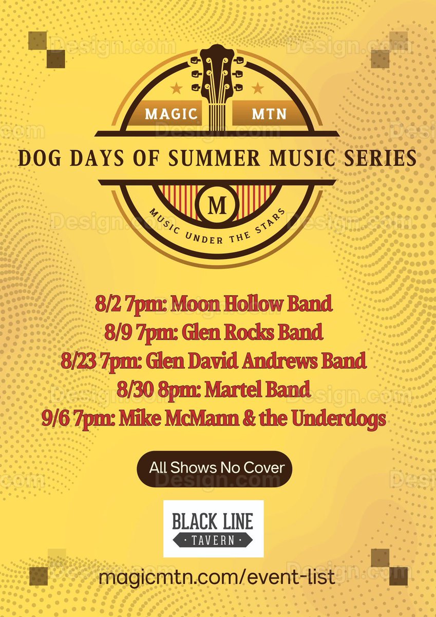 Dog Days kicks off with the Moon Hollow Band this Saturday (802 Day) 🍻