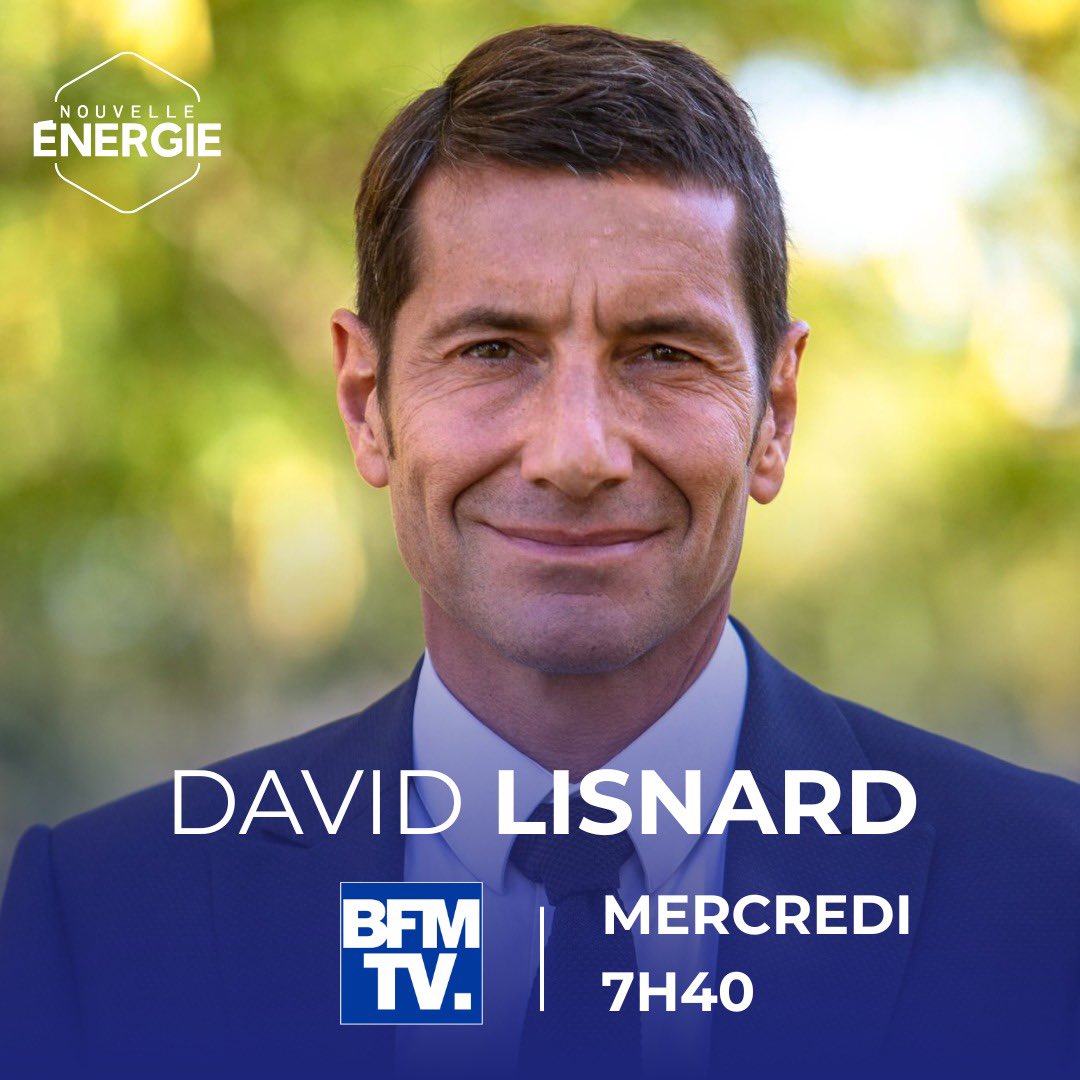 📺 <a href="/davidlisnard/">David Lisnard</a> sera l’invité de <a href="/BFMTV/">BFMTV</a>, ce mercredi 30 juillet dès 7h40.