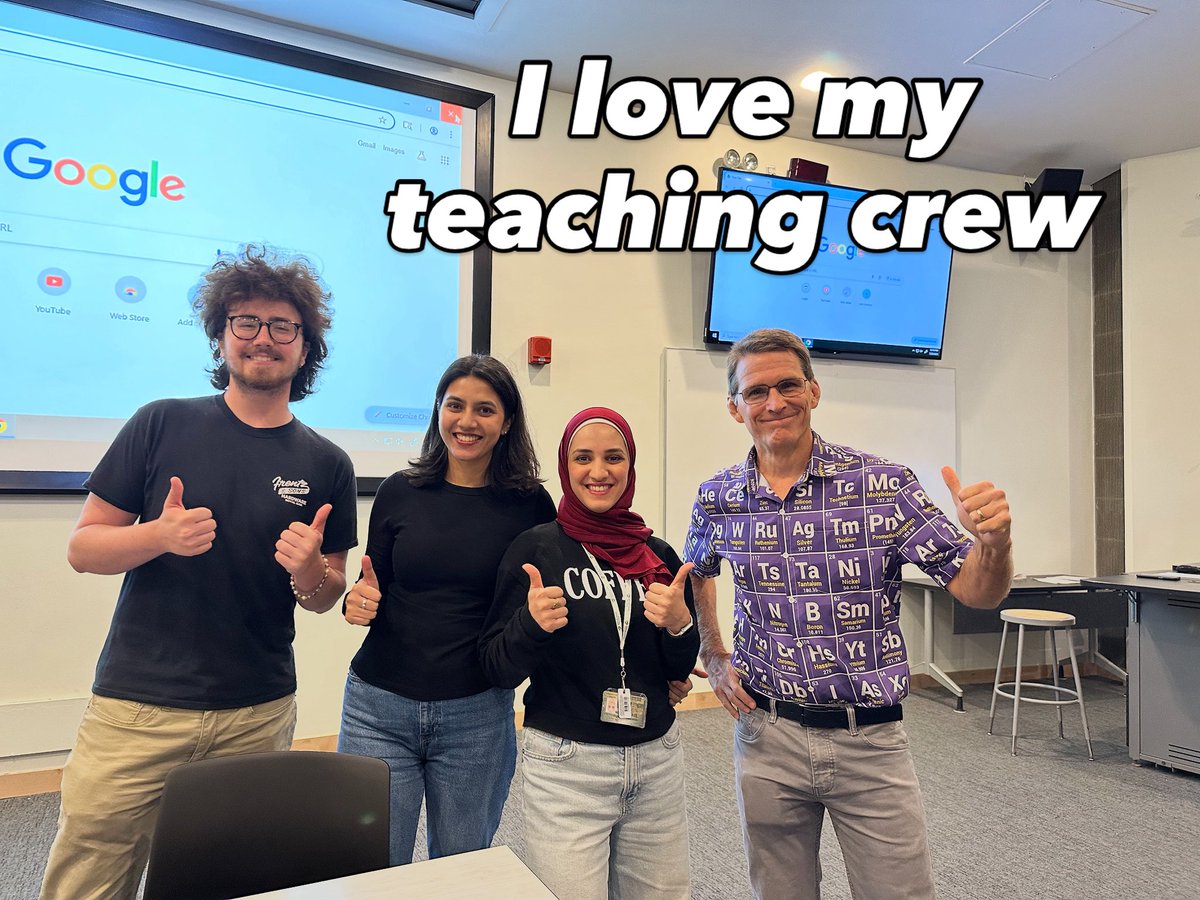 Tommy Technetium (@pchemstud) on Twitter photo We had a great semester 🧑🏫👩🏫👨🏫🧪 We had a great semester 🧑🏫👩🏫👨🏫🧪