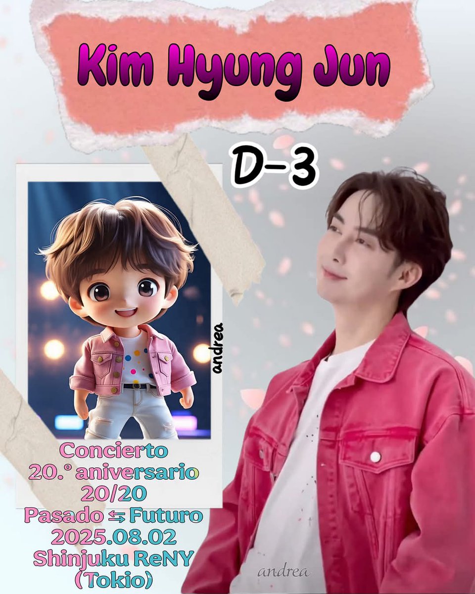 andrea_KHJ_'s tweet photo. Gracias por cada canción, cada actuación, cada sonrisa en un escenario. Gracias por ser ese faro constante que sigue iluminando.
¡felicidades a Hyung Jun por estos 20 años! 🎂
Que lo mejor está por venir.
#SS501
#KIMHYUNGJUN
#20thAnniversary
#PastFuture
#20年のキミへ
#JUNIQ https://t.co/ZLknfhrtbF